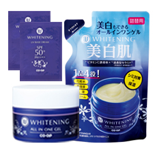 ＣＯ・ＯＰ   薬用ホワイトニングゲルＡ　本体＋詰替セット　下地サンプル付<br>（販売名　コープ　