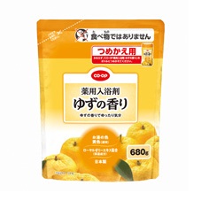 ＣＯ・ＯＰ　薬用入浴剤　ゆずの香り（つめかえ用） <br>（販売名　コープ薬用入浴剤Ｐｂ（Ｙ））　